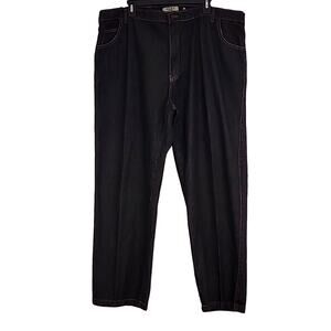 DUKE Haband Mens Classic Dark Denim High Rise Straight Leg Jeans Size 44M